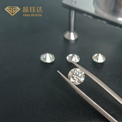 Polnische fantastische geschnittene Labordiamanten ringsum glänzende weiße Farbe für Schmuck