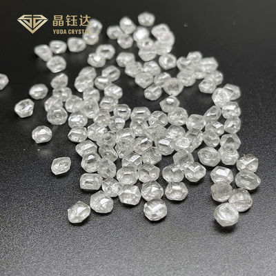 100% echt und Härte 10 Mohs 1 Karat HPHT Labor gemacht Ungeschnittenes Rohweiß Labor Diamant