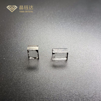 Rechteckige GHI-Farbe 8,0 9,0 raue Diamanten Karat CVD für Enagement-Ring