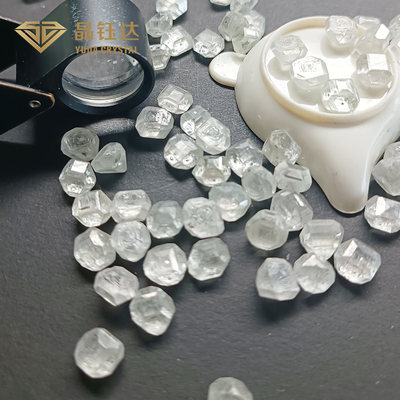 DEF-Farbe VVS GEGEN gewachsene Diamanten SI Klarheits-HPHT Labor ringsum ungeschnittenes 3-4ct
