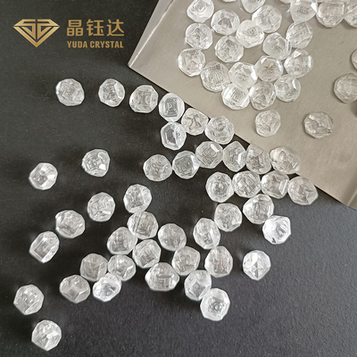 Ungeschnittene farbkünstliche Diamanten HPHT E-Frauen Diamant-D formen um kultiviert