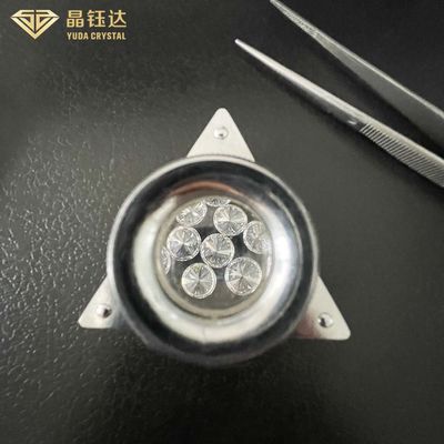 7.0ct 8.0ct HPHT Laborgewachsene Diamanten Rechteckige DEF Farbe für ovale Diamanten