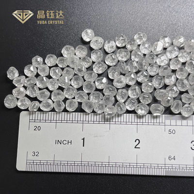 100% echt und Härte 10 Mohs 1 Karat HPHT Labor gemacht Ungeschnittenes Rohweiß Labor Diamant