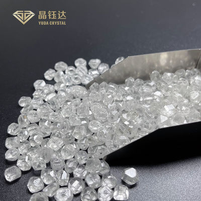 Yuda Kristall 3,0 - 4,0 ct Weiß VVS VS HPHT Roher ungeschnittener Diamanten Kunststoff-Labor Diamanten