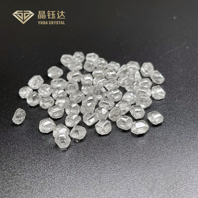 Labor-basierte Diamanten HPHT Labor gewachsen Diamanten Weiß synthetischer Rohdiamant