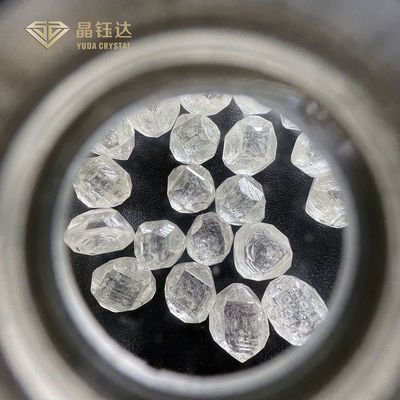 Labor-basierte Diamanten HPHT Labor gewachsen Diamanten Weiß synthetischer Rohdiamant
