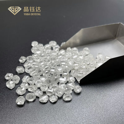 Yuda Kristall Ungeschnittener HPHT Roher Diamant Laborgewachsener 3 Karat Diamant