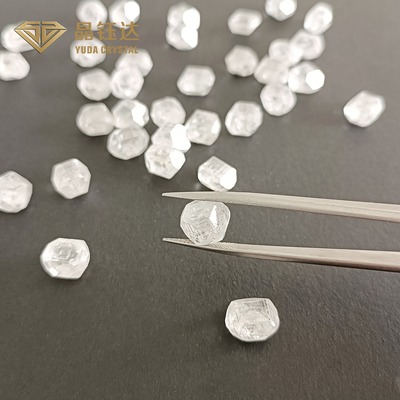 5 mm bis 7 mm DEF Farbe Roh HPHT Diamant Rechteck Form