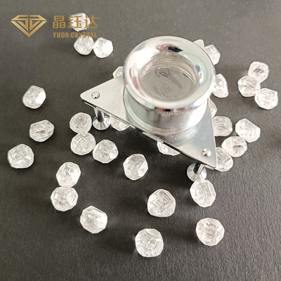 D E F Farbe VVS VS 12Ct 12,5Ct 13Ct HPHT Rohdiamanten für 4 Karat polnischen Diamanten