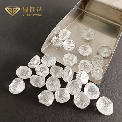 Rechteckige 7mm 9mm DEF Farbe HPHT Rohdiamant für den Ring