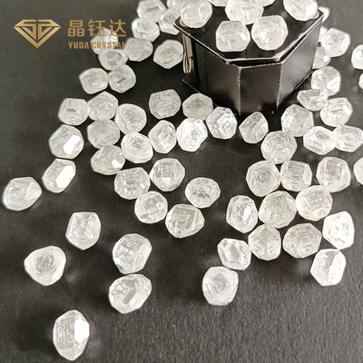 6.0Ct Up Lab geschaffen Diamanten Quadrat EFG Farbe HPHT Rohdiamanten