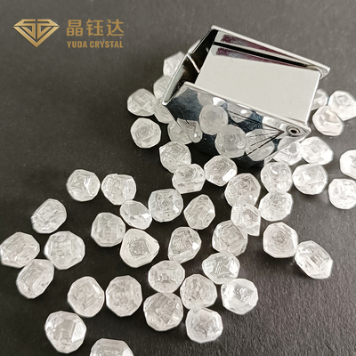 6.0Ct Up Lab geschaffen Diamanten Quadrat EFG Farbe HPHT Rohdiamanten