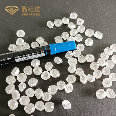 HPHT Ungeschnittene Diamanten VS Plus Klarheit DEF Farbe Rechteckige Form