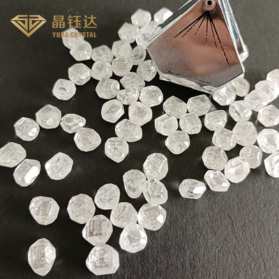 HPHT Ungeschnittene Diamanten VS Plus Klarheit DEF Farbe Rechteckige Form