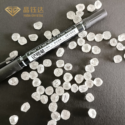 1,0 1,5 Karat-Labor gewachsene raue Diamanten HPHT rauer ungeschnittener weißer Diamond For Rings