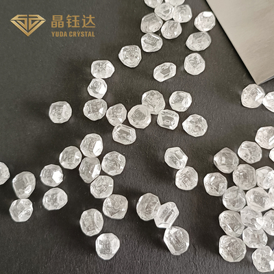 Labor-basierte Diamanten HPHT Labor gewachsen Diamanten Weiß synthetischer Rohdiamant