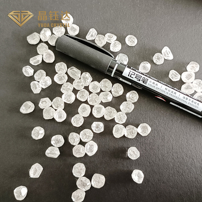 EFG Farbe VVS VS HPHT Rohdiamant ungeschnitten Rechteckig HPHT Labor Diamant