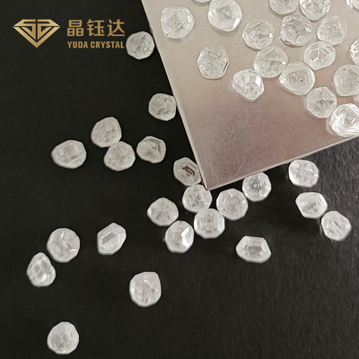 HPHT Ungeschnittene Diamanten VS Plus Klarheit DEF Farbe Rechteckige Form