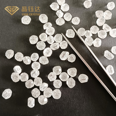 EFG Farbe VVS VS HPHT Rohdiamant ungeschnitten Rechteckig HPHT Labor Diamant