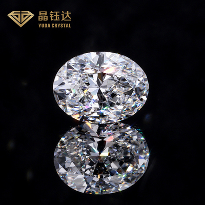 Hpht Weiß ovaler Form synthetischer loser Diamant ovaler Schnitt Igi Gia zertifiziert